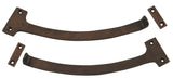 Tradco Fanlight Stop Pair - 190mm - Antique Brass (9718)