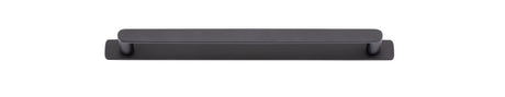 Iver Osaka Cabinet Pull with Backplate - Matt Black - CTC 256mm (20973B)