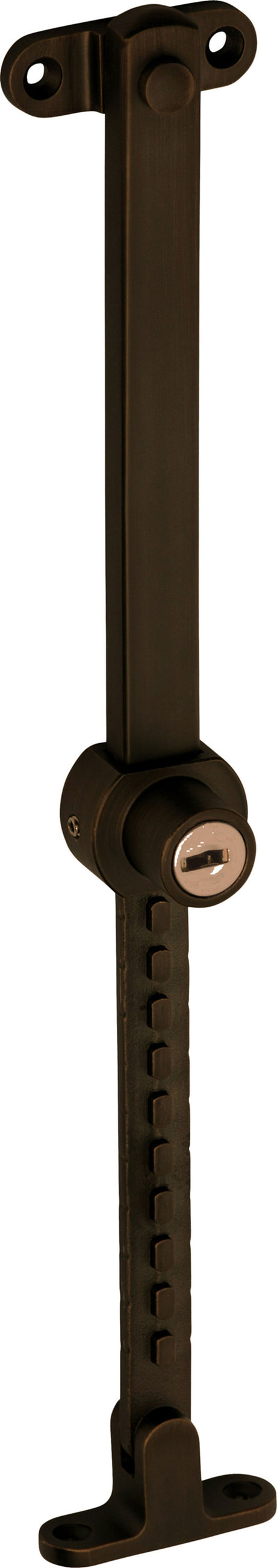 Tradco Casement Stay Stainless Steel Telescopic Locking - 200-295mm - Antique Brass (2280)