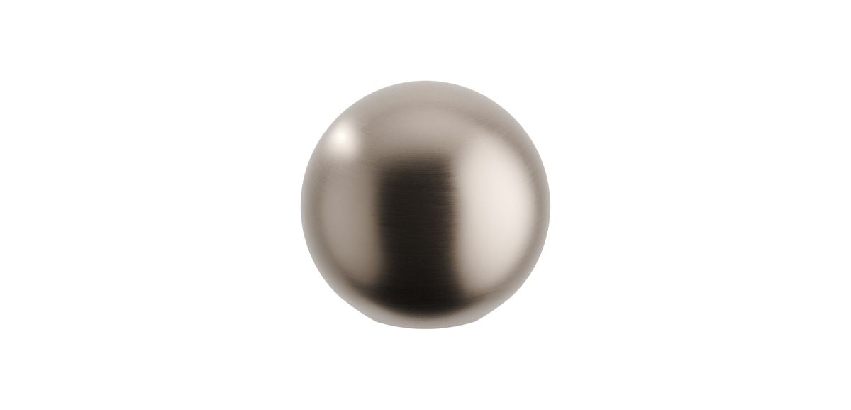 Iver Puerto Cupboard Knob - Satin Nickel - D32mm (24085)