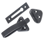 Tradco Hopper Window Fastener - 74mm - Matt Black (9643)