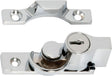 Tradco Sash Fastener Locking Narrow Zinc Alloy - 65mm - Chrome Plated (1623)