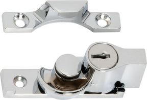 Tradco Sash Fastener Locking Narrow Zinc Alloy - 65mm - Chrome Plated (1623)
