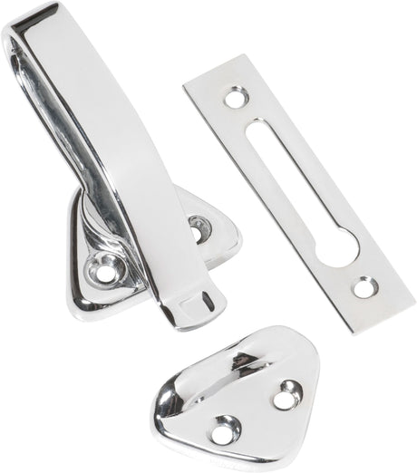 Tradco Hopper Window Fastener - 74mm - Chrome Plated (1687)