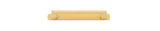 Iver Baltimore Cabinet Pull with Backplate - Brushed Gold PVD - CTC 160mm (17201B)
