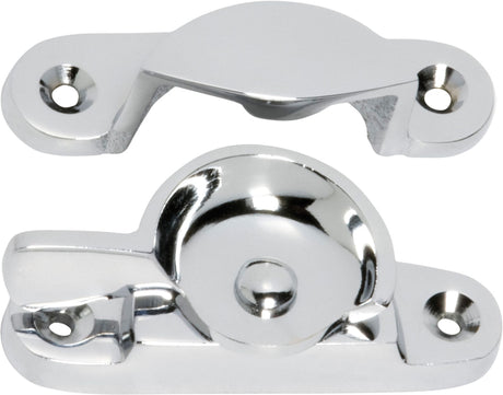 Tradco Sash Fastener Classic - 65mm - Chrome Plated (1620)