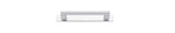 Iver Baltimore Cabinet Pull with Backplate - Brushed Chrome - CTC 128mm (20885B)