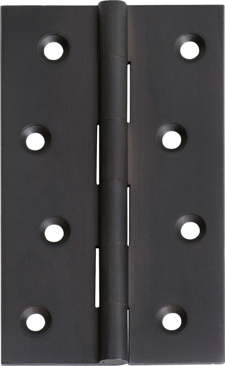 Tradco Hinge Fixed Pin - 100 x 60mm - Matt Black (2972)