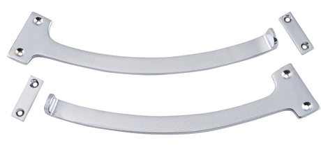 Tradco Fanlight Stop Pair - 190mm - Chrome Plated (9753)