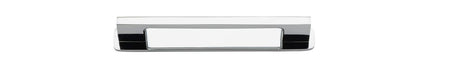Iver Cali Cabinet Pull with Backplate - Polished Chrome - CTC 128mm (0531B)