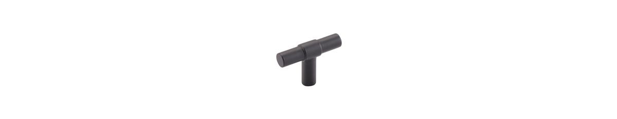 Iver Helsinki Cabinet Pull T-Bar - Matt Black (20983)
