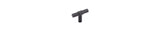 Iver Helsinki Cabinet Pull T-Bar - Matt Black (20983)