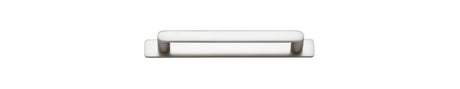 Iver Osaka Cabinet Pull with Backplate - Satin Nickel - CTC 160mm (20969B)