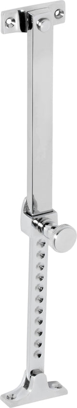 Tradco Casement Stay Telescopic Screw Down - 200-295mm - Chrome Plated (1722)
