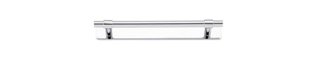 Iver Helsinki Cabinet Pull with Backplate - Polished Chrome - CTC 160mm (21014B)