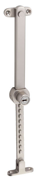 Tradco Casement Stay Stainless Steel Telescopic Locking - 200-295mm - Satin Nickel (9795)