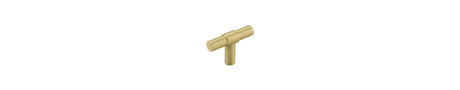 Iver Helsinki Cabinet Pull T-Bar - Brushed Gold PVD (17150)