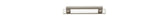 Iver Baltimore Cabinet Pull with Backplate - Satin Nickel - CTC 128mm (20889B)