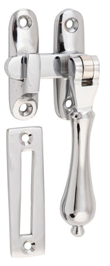 Tradco Casement Fastener Teardrop Long Throw - Chrome Plated (1751)