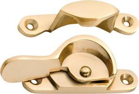 Tradco Sash Fastener Narrow - 69mm - Polished Brass (1614)