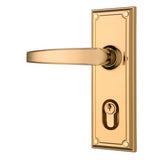 Gainsborough Trilock Traditional Lever Entrance Set – Bright Gold (890TLEBG)