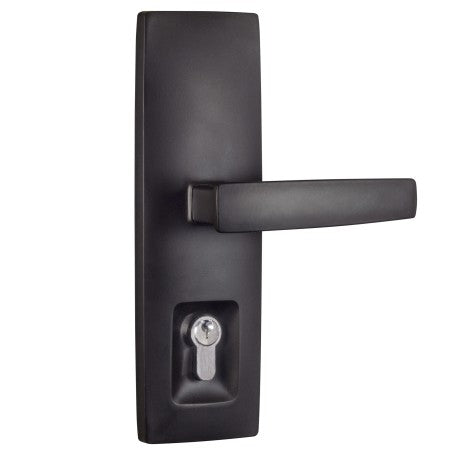 Gainsborough Trilock Urban Aurora Entrance Set – Matt Black (8951AURMB)