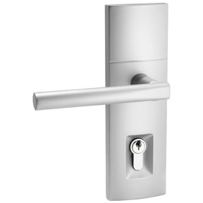 Gainsborough Trilock Contemporary Align Entrance Set – Satin Chrome (8901ALISC)