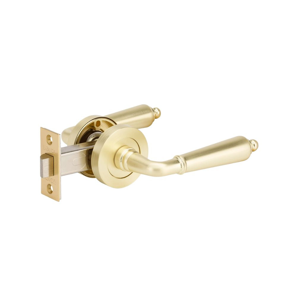 Zanda Oxford - Satin Brass - Entrance Set - 70mm Key/Turn (10074.4.SB)