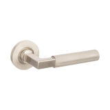 Zanda Zurich Knurled - Brushed Nickel - Entrance Set - 70mm Key/Turn (9345.E4.BN)